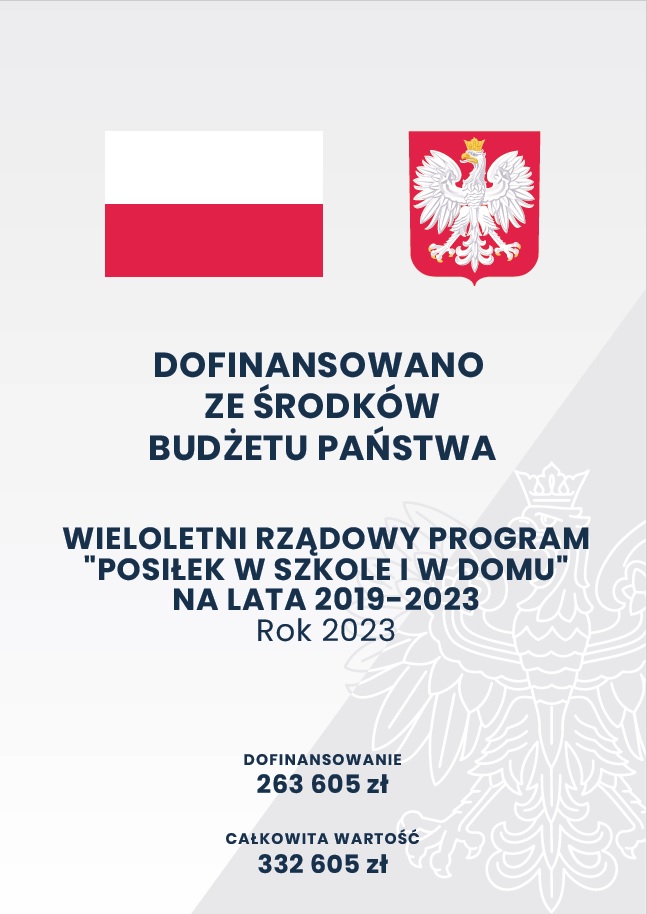 plakat PosiłekGOPS